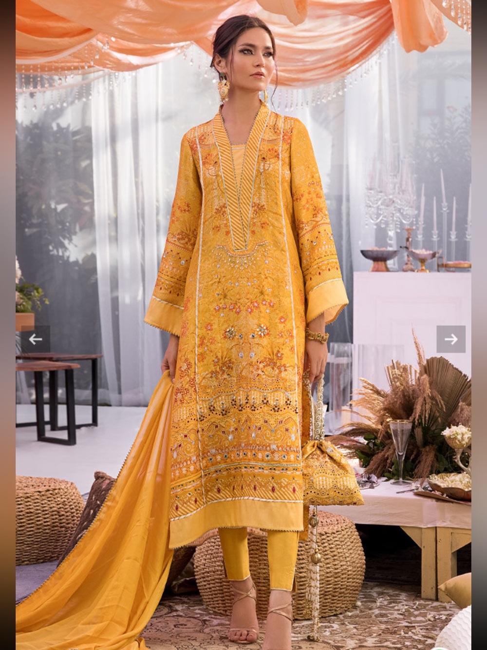 Gorgeous Ansab Jahangir PURE SILK embellished kurta and dupatta. Dry cleaned